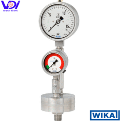 Đồng hồ áp suất màng wika DMS34
