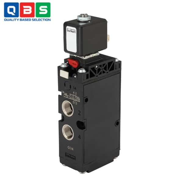 Van điện từ 3/2, 5/2 hoặc 5/3 chiều hỗ trợ servo Type 6519 - Ảnh 2