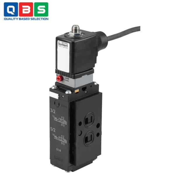 Van điện từ 3/2, 5/2 hoặc 5/3 chiều hỗ trợ servo Type 6519 - Ảnh 3