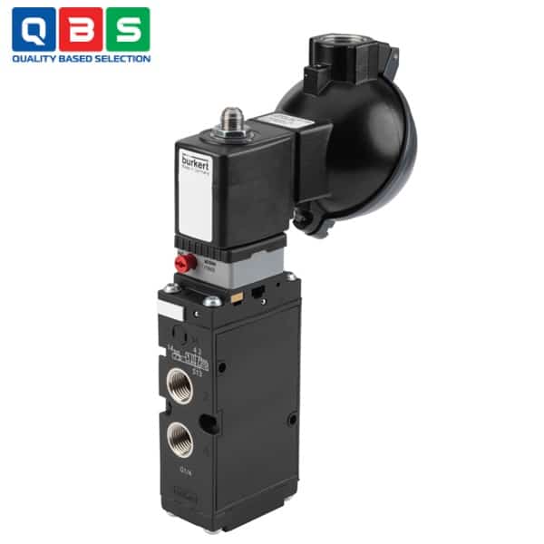 Van điện từ 3/2, 5/2 hoặc 5/3 chiều hỗ trợ servo Type 6519 - Ảnh 4